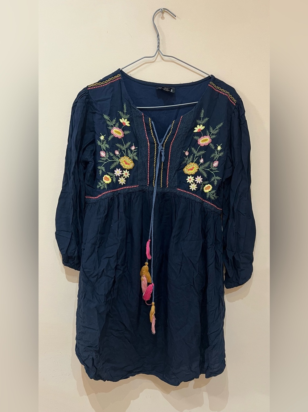 Navy blue dress